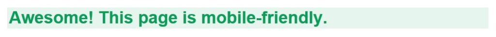 website is responsive